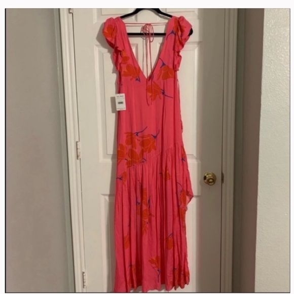 🔥⬇️NWT Free People She's A Waterfall Maxi Dress - Picture 13 of 15